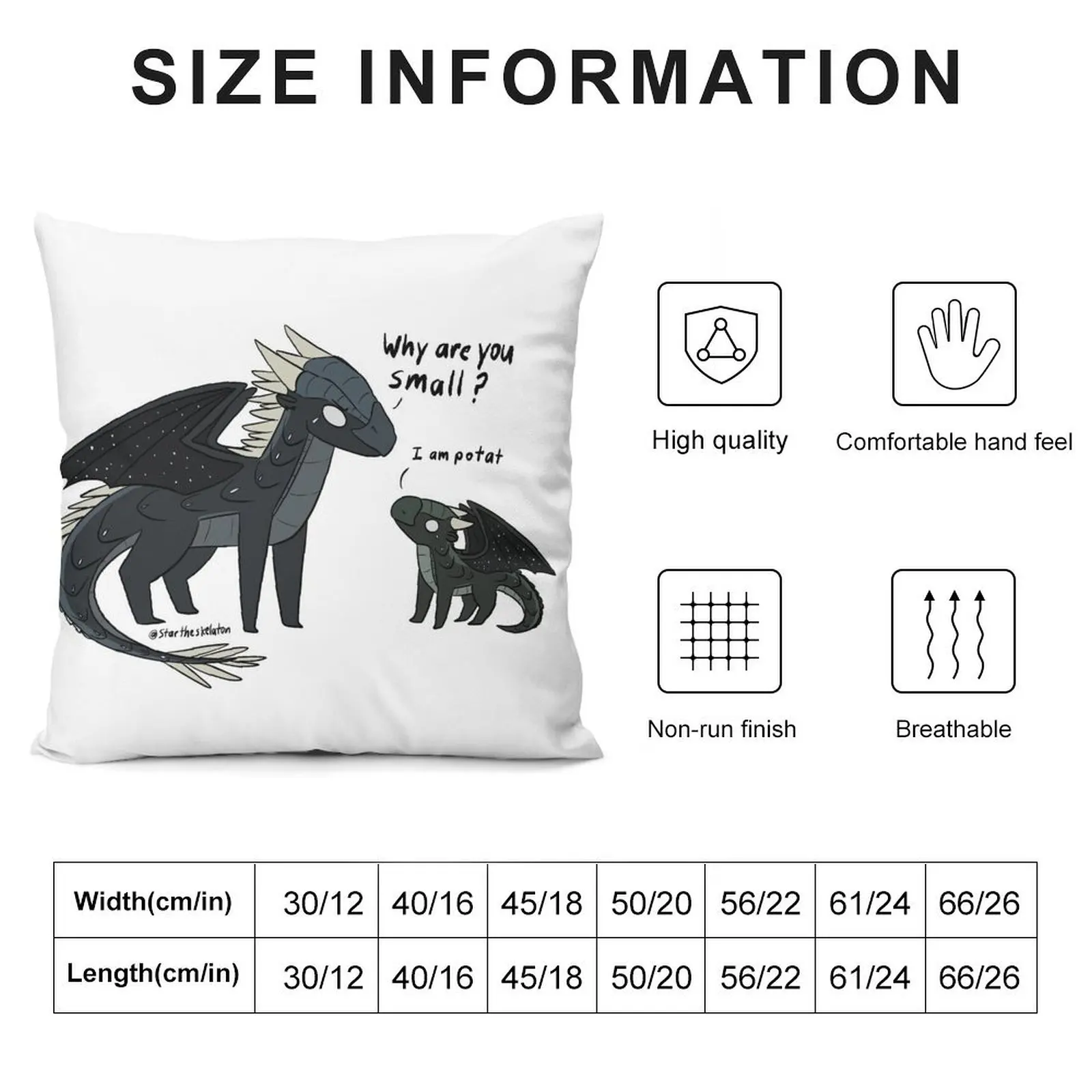 Darkstalker and Moonwatcher Throw Pillow Cushion Covers For Living Room Sofa Pillow Cover pillow