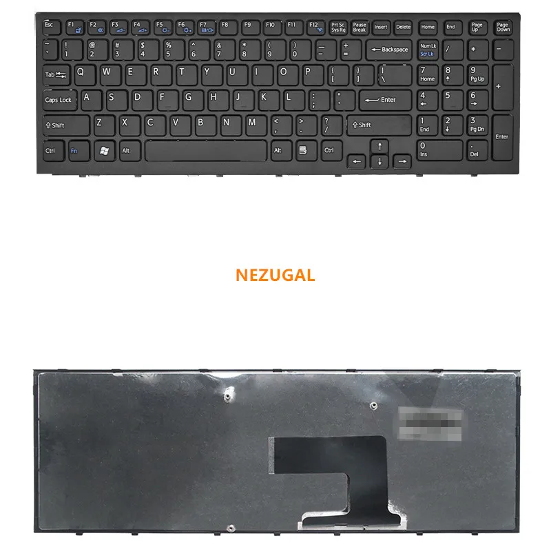 Teclado US para portátil, para SONY VPC-EL, PCG-71C11V, PCG-71A11T, PCG-71A12T, PCG-71911M, tres tornillos