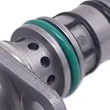 24V Proportional Solenoid Valve For SY335 Hydraulic Pump System Heavy Digging Machine Repair Accessory Silver Finish