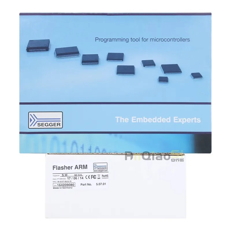SEGGER Flasher ARM 5,07.01 microcontrolador emulador de programación flash original genuino