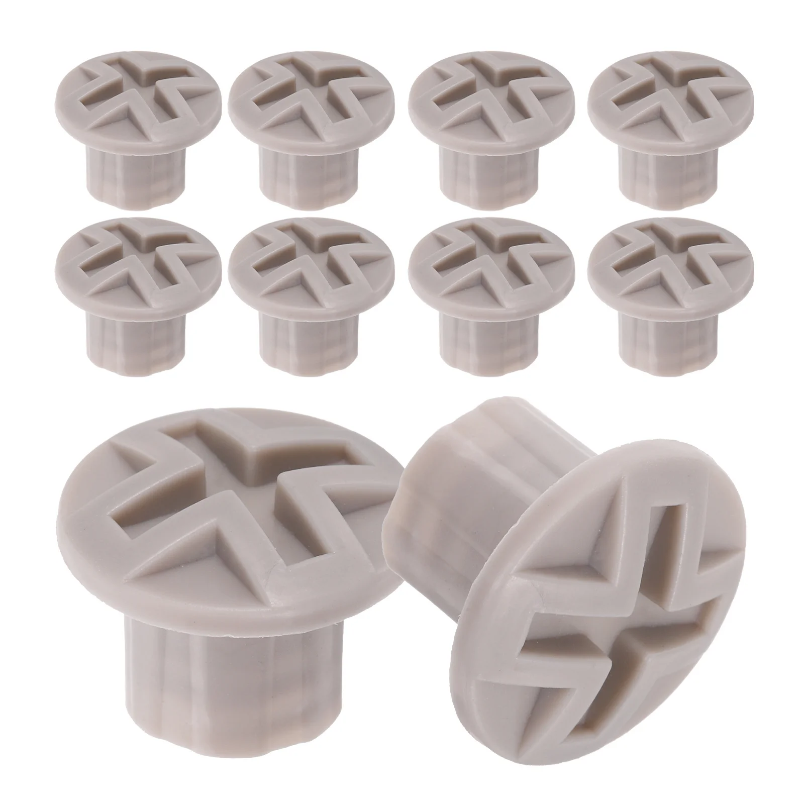 

10Pcs Toddler Slide Fixing Caps Plastic Screw Covers for Kids Play Slides Scratch-Proof Replacement Parts for Slide Rail