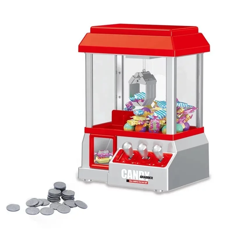 Claw Machine for Kids Toy Mini Arcade Machine Candy Grabber Prize Dispenser Vending Machine Arcade Game Machines for Home Party