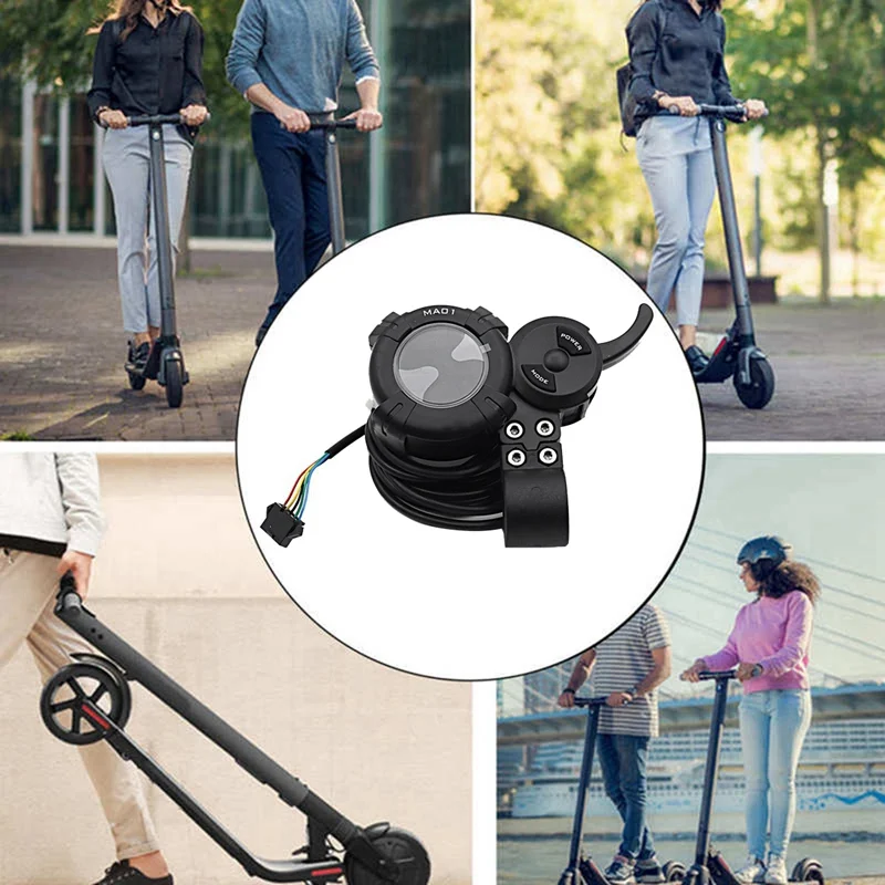 

B72A For DAMAO MA01 Electric Scooter LCD Display Dashboard Backlight 36V-72V Knuckle Throttle Switch Electric Scooter Replacemen