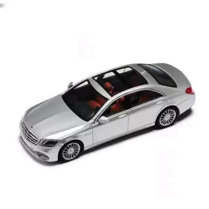 KingModel prata liga modelo, Benz S-Class, S65, W222, 1:64