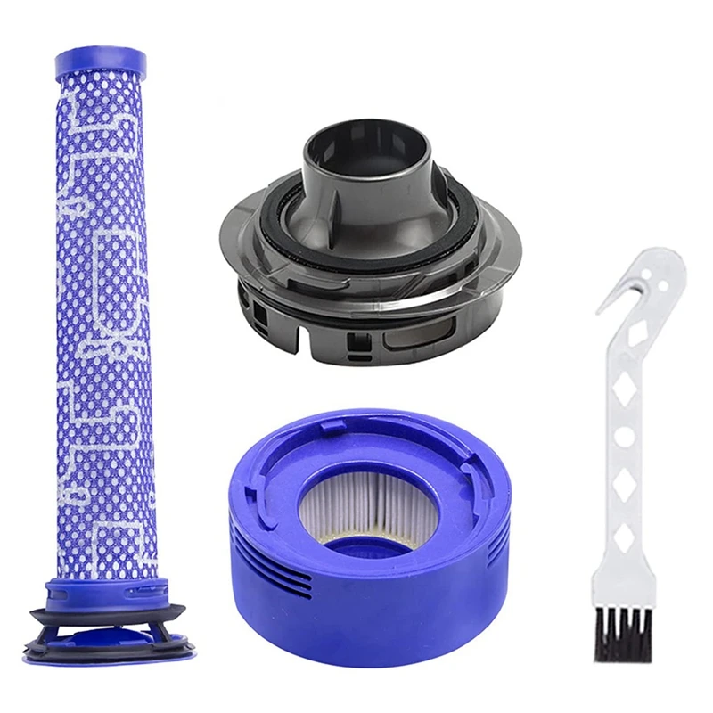 Rear Engine Cover + Filter + Pre-Filter Set Replacement For Dyson V7 V8 Vacuum Cleaner Vacuum Cleaner Accessories