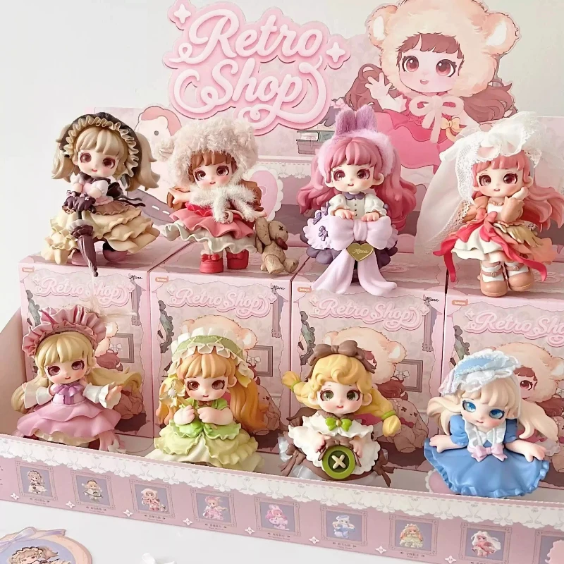 

Оригинальная винтажная коллекционная фигурка Miana в слепой коробке: милый персонаж, настольное украшение, модная игрушка, подарок для взрослых коллекционеров