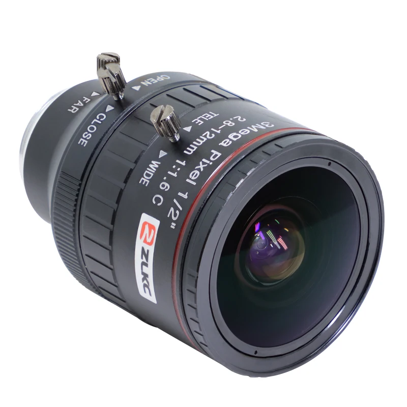 3Megapixel 2.8-12 mm HD CCTV lens 1/2\