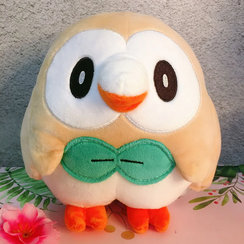 

Японский Pokemon Fit Rowlet PC Mark 17 см, плюшевая игрушка высотой, детские милые мягкие подарки и подарки на день рождения, Рождество