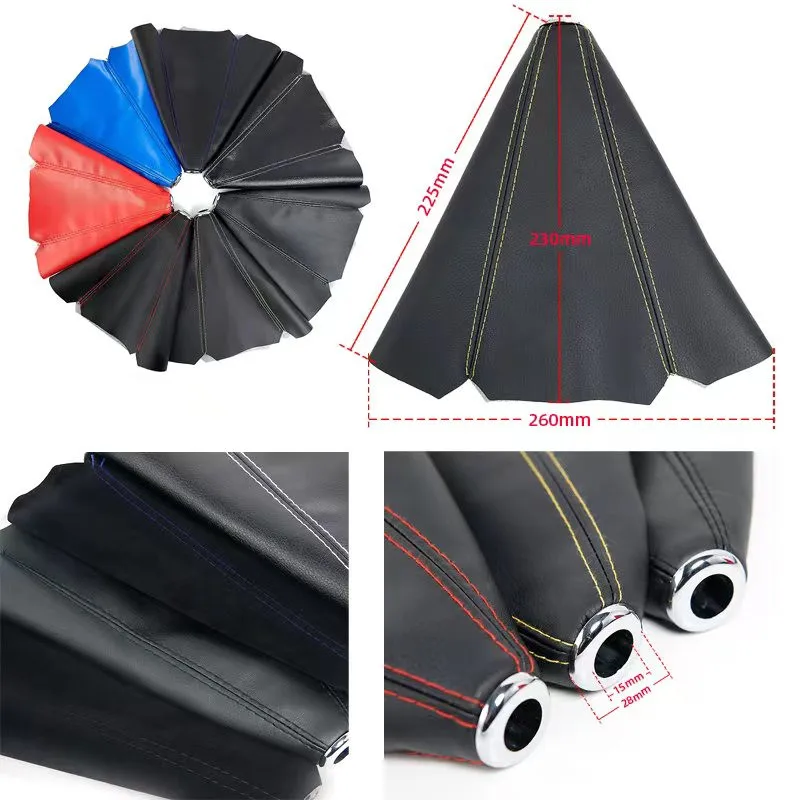 

HQ Universal Car Gear Shift Collars Pu Leather Car Shift Collar Automatic Car Manual Shift Lever Knob Shift Boot Cover Legging