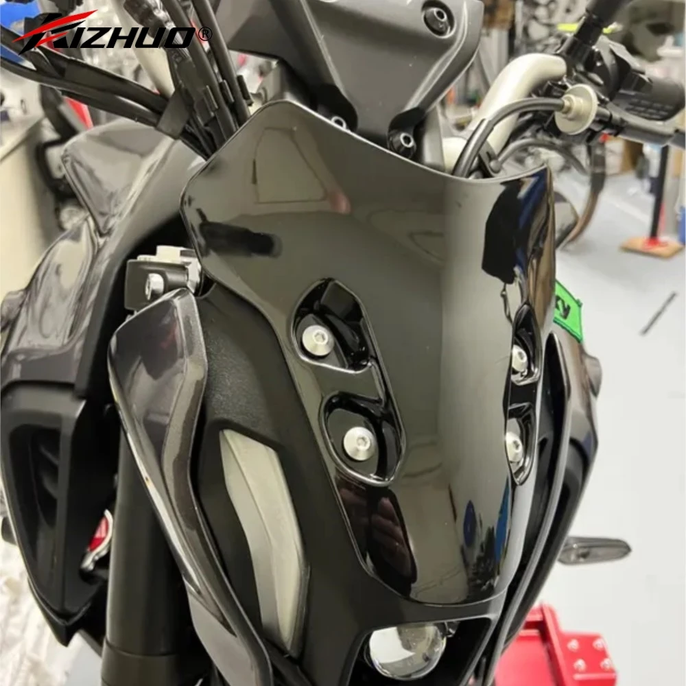 MT07 2024 Motorcycle Windshield Deflectors Wind Shield Screen Protector Parts For Yamaha MT-07 Windscreen MT 07 2023 2022 2021 view 6