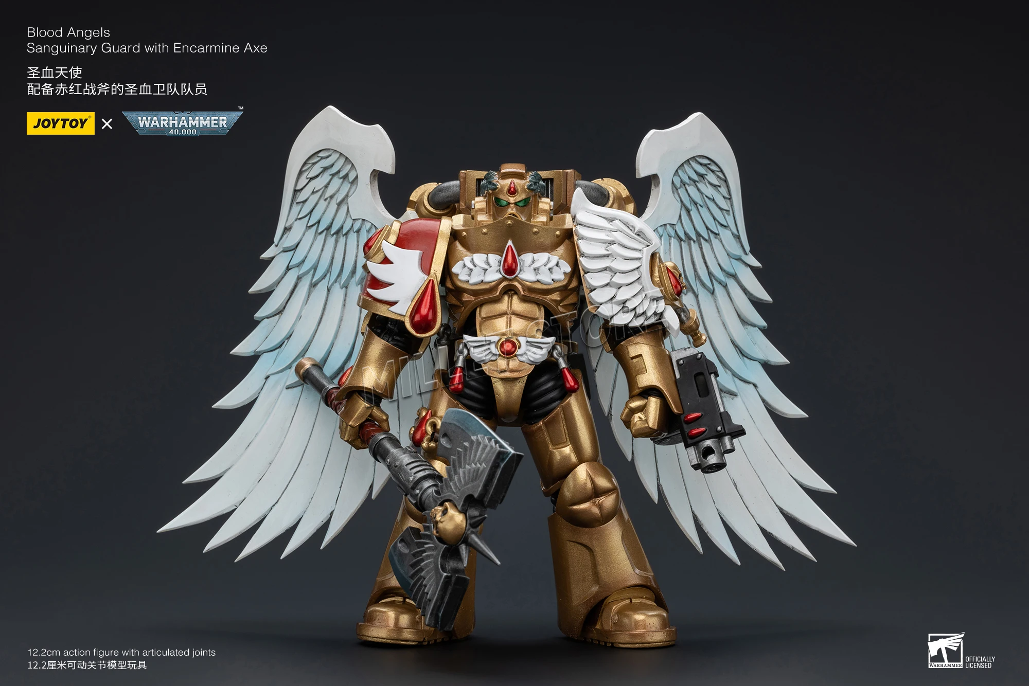 

В наличии: Коллекционная фигурка JOYTOY 1/18 40K Dark Angel Belial Deathwing Master