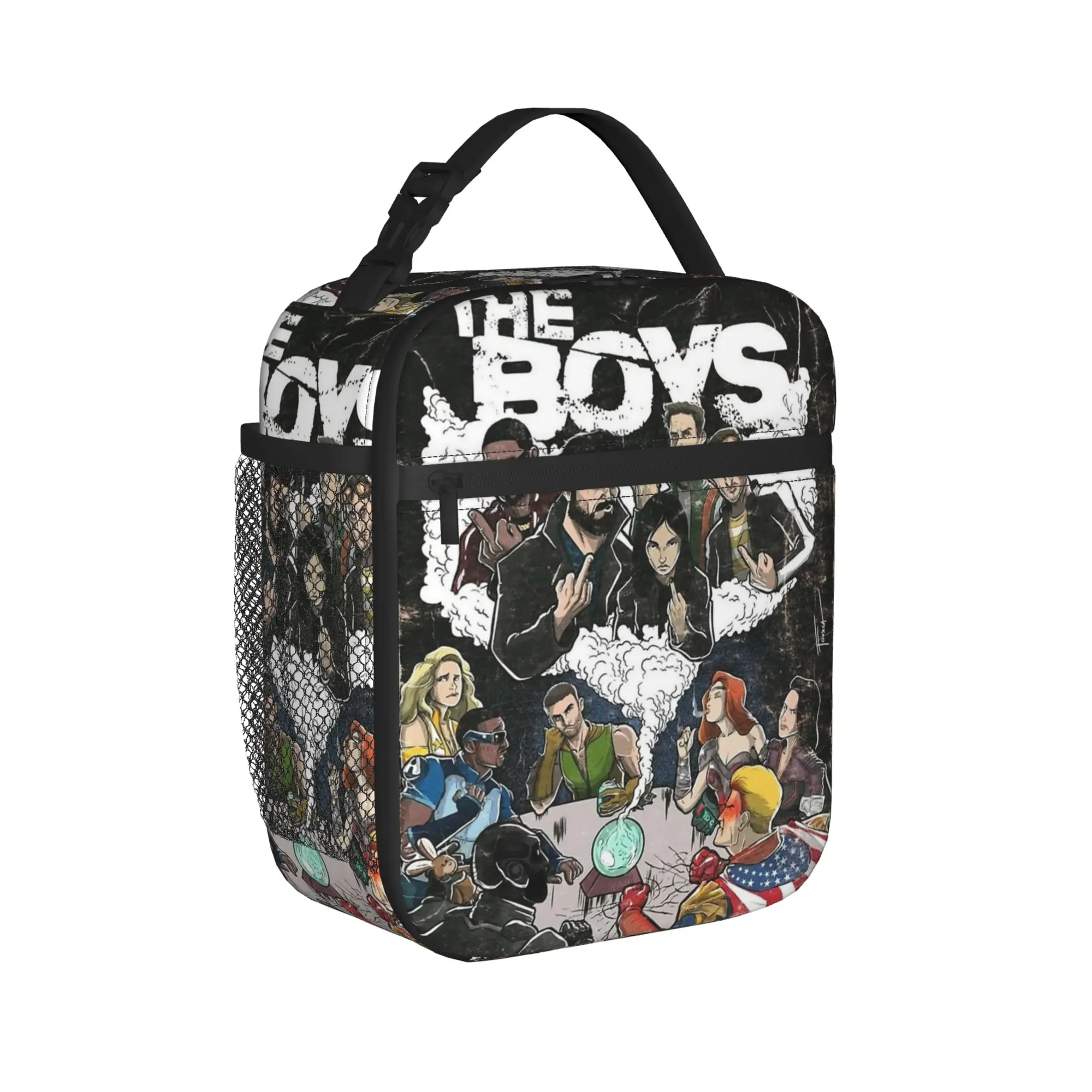 FILM POSTER BAD HEROES The BOYS  FUN ART COMIC COVER Insulated Lunch Bags Lunch Container Thermal Bag Tote Lunch Box Food Bag