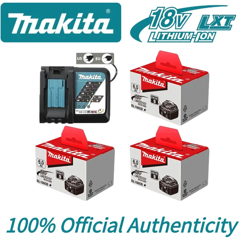 

Batterie Makita 18V Premium, Makita 18V Battery 6Ah, for Circular Saws, High Capacity, Ideal for Building and Renovation.