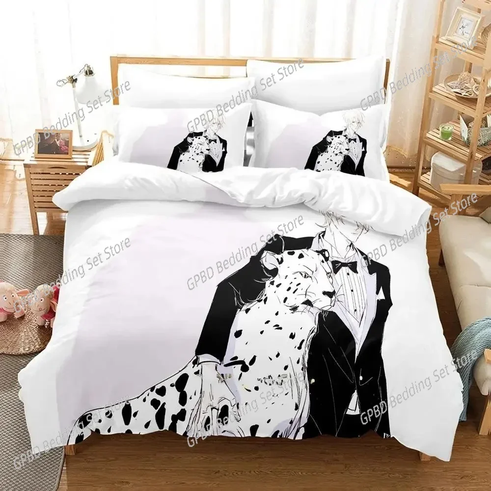 3d Print Anime Banana Fish Bedding Set Bedroom Soft Modern Bedspreads Comefortable Kids Duvet Cover Quilt Cover And Pillowcase