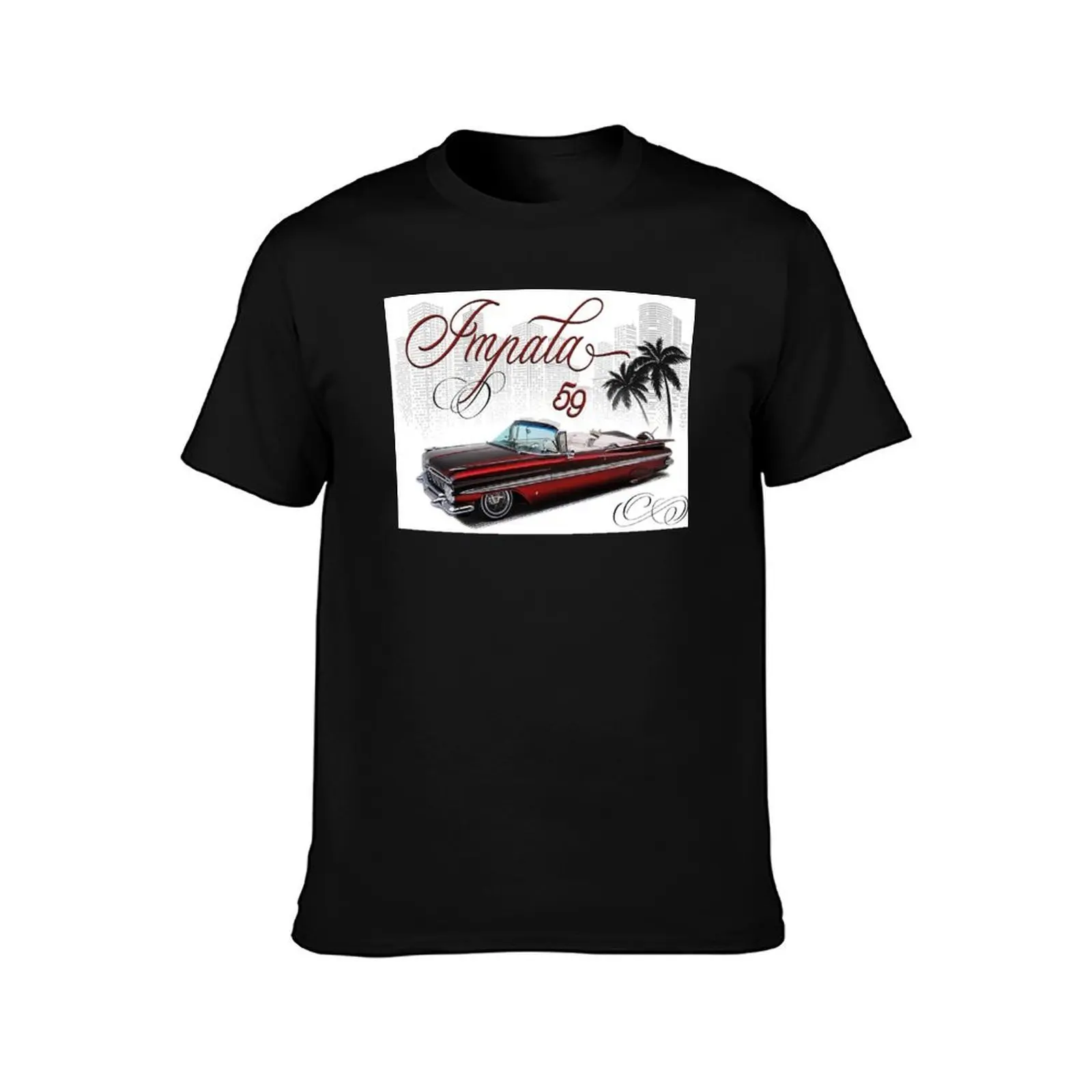 Lowrider- Impala 59 T-Shirt Big Size Simple T-Shirt
