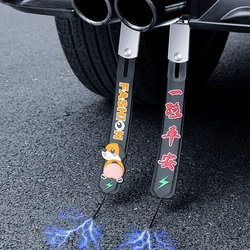 Automobile Static Electricity with Single Copper Wire Car Styling Metal Belt Avoid Antistatic Car Electrostatic Belt Canceller