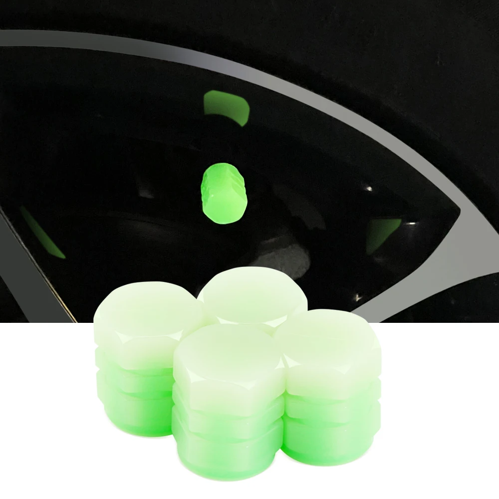 Car Luminous Stem Caps Tire Valves Caps Accessories for Haval H2 H5 H6 H7 H9 2020 2018 2017 2021 H3 2012 F7 F7X