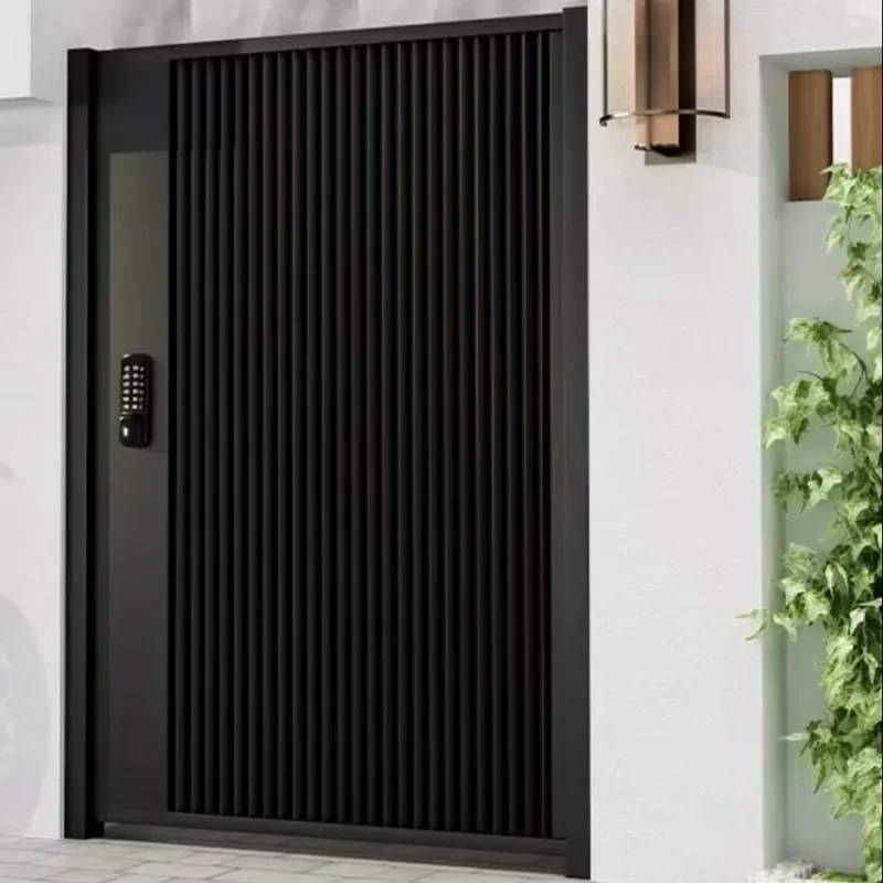 Automatic Sliding Modern Eco-Friendly Aluminum Alloy Main Entrance Gate for Villas and Garden Outdoor Use