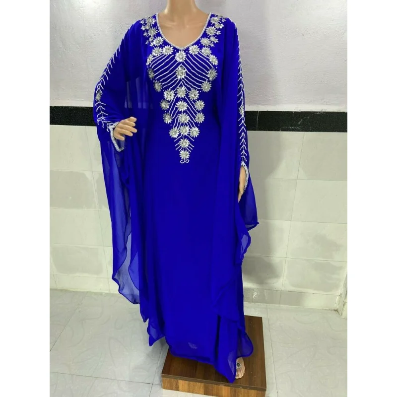 

Ramadan Dubai Arab Morocco Kaftan Abaya Farasha Dress European and American Fashion Trend