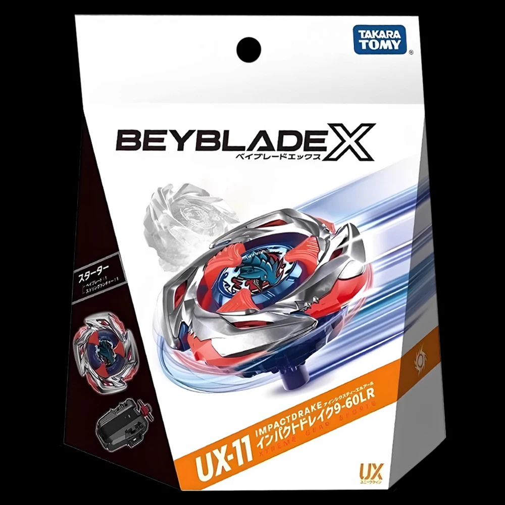 GENUINE TAKARA TOMY BEY X UX-11 Starter Impact Drake 9-60LR BLADE