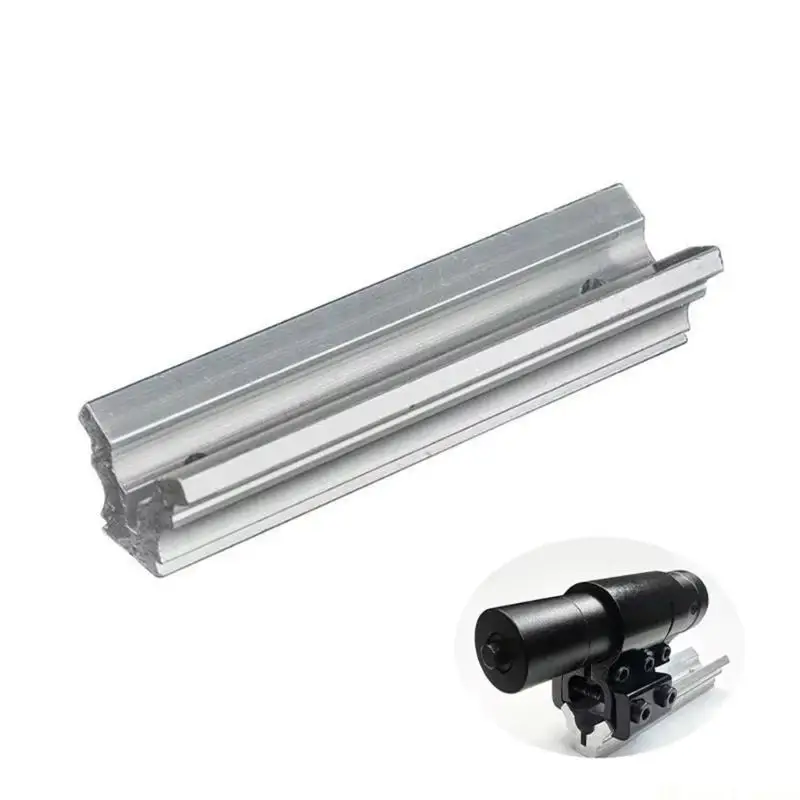 Stainless Steel Aiming Base Card Slot 6cm Hole Spacing Straight Rod Catapults Card Holder Double Purpose Aiming Base