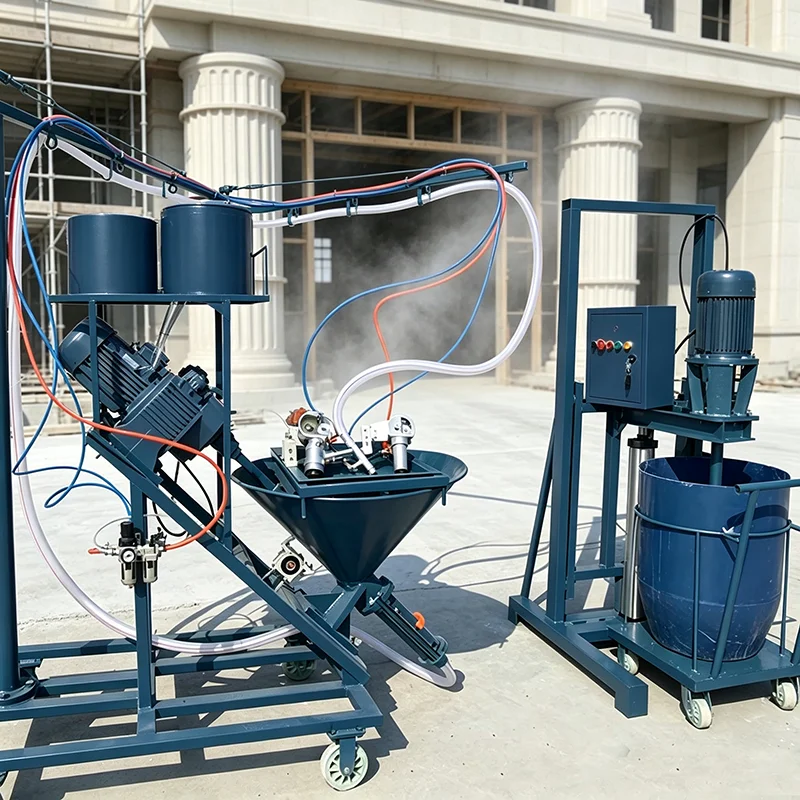 GRC GFRC Industrial Sprayer High Pressure Glass Fibre Reinforced Concrete Spray Machine for Facade Panels