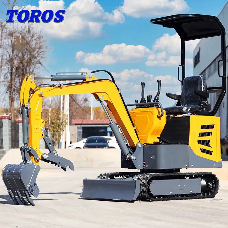 1 Ton Small Excavator Mini Digger Multifunction Household Mini Excavator Mini Hydraulic Crawler Bagger Recruit Agent