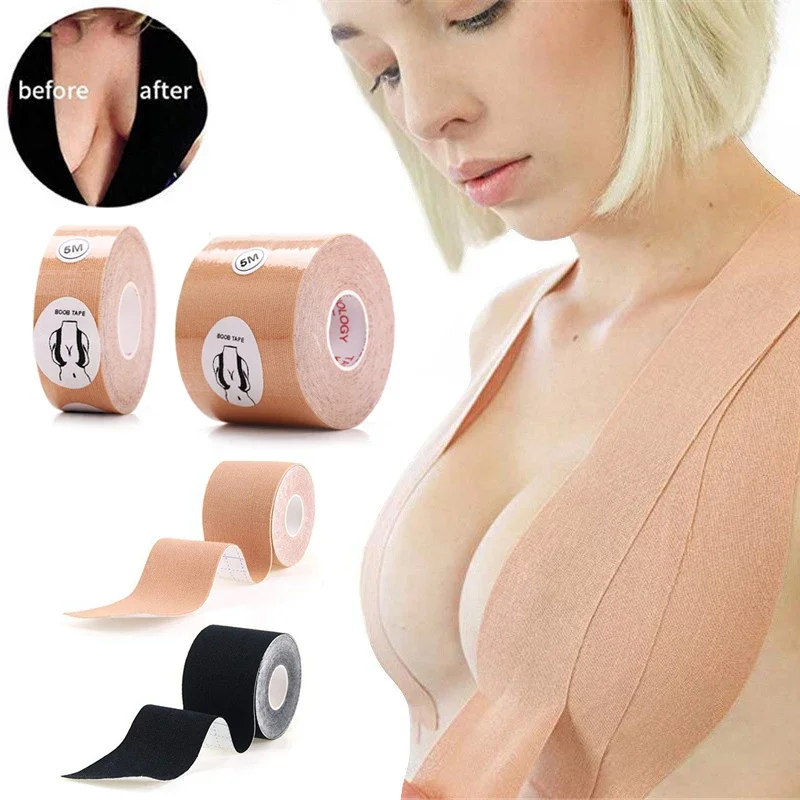 2.5M/5M Tape Chest Patch Invisible Women Breast Nipple Covers Push Up Bra intimates Accessories Sexy Bralette Adhesive Bras