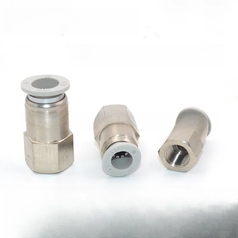 Parts for AirTAC Internal Thread Through Coupling APCF4/6/8/10/12-M5/01/02/03/04
