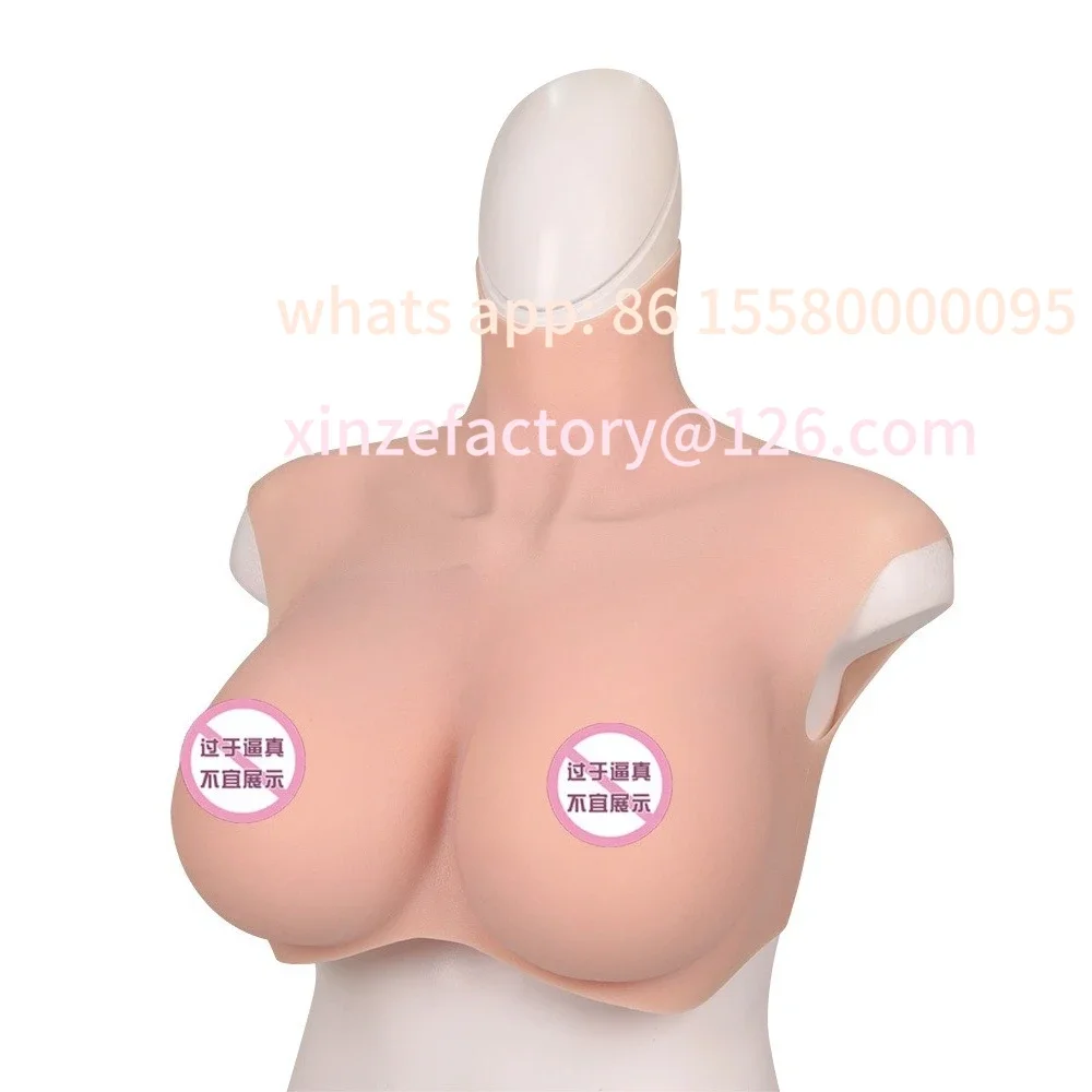 Customizable silicone breast implants plus size fake breast cosplay Internet celebrity live broadcast
