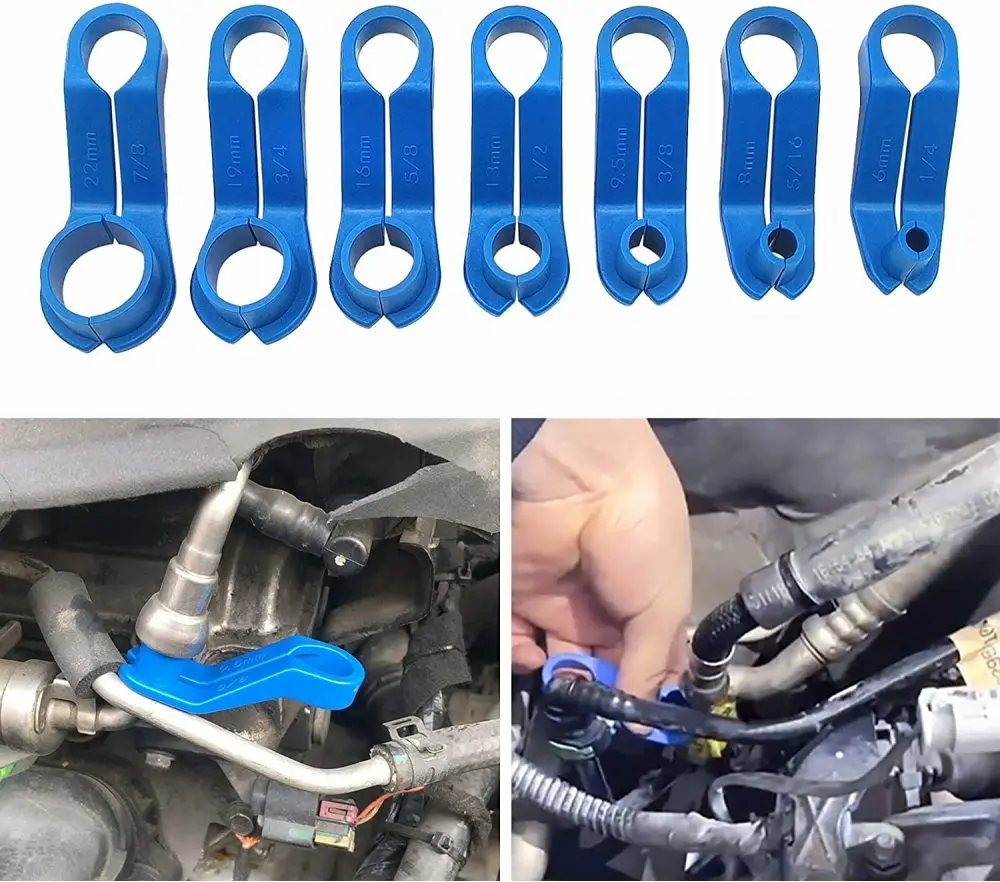 7pcs Car Air-conditioning Fuel Line Quick Disconnect Tool Car Transmission Oil Cooler Tube Removal Tool Fitting Hose Kits