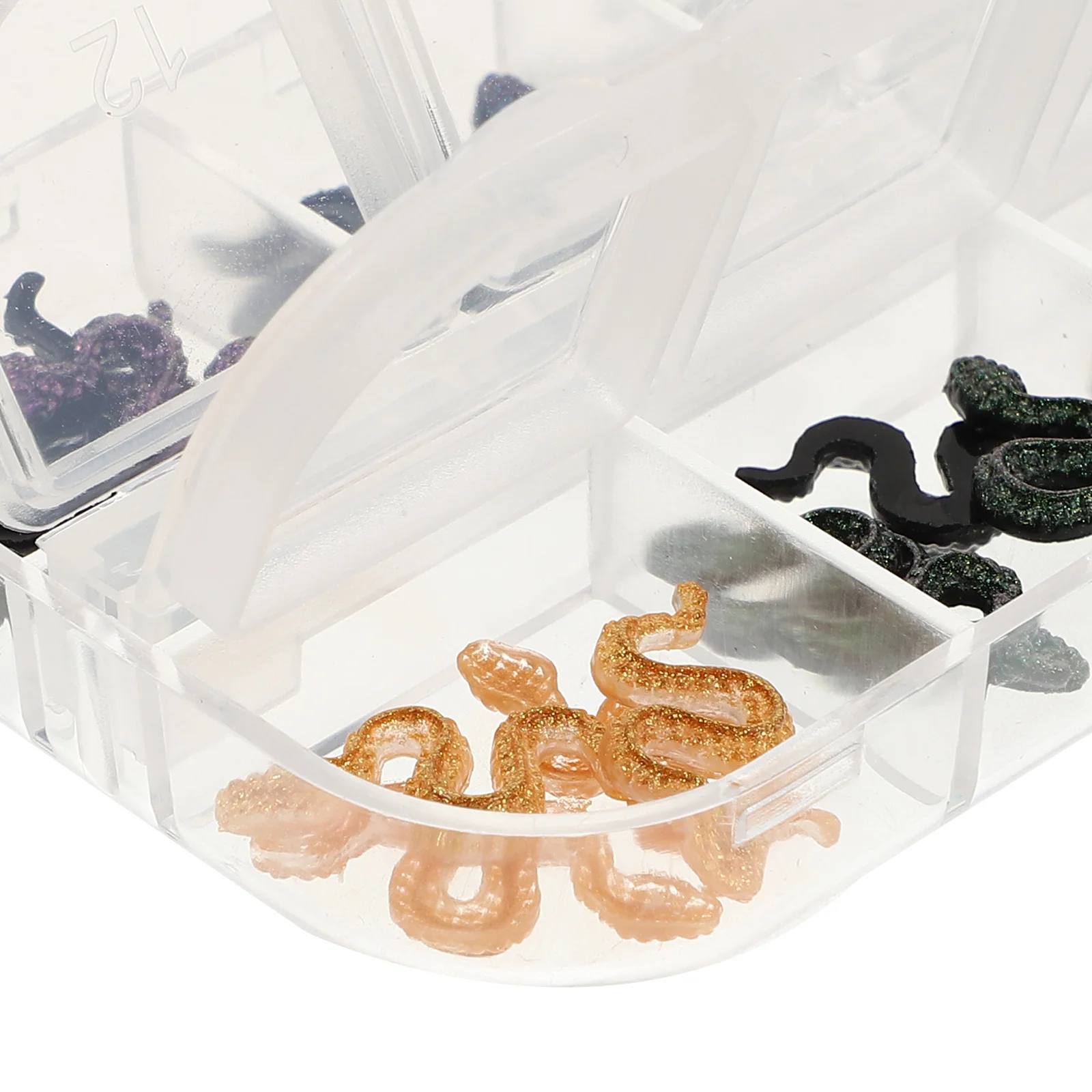 1 مجموعة الأفعى على شكل مسمار سحر فريد الحيوان تصميم للنساء مانيكير فن الديكور DIY مسمار جواهر لوازم هلام الاكريليك وهمية