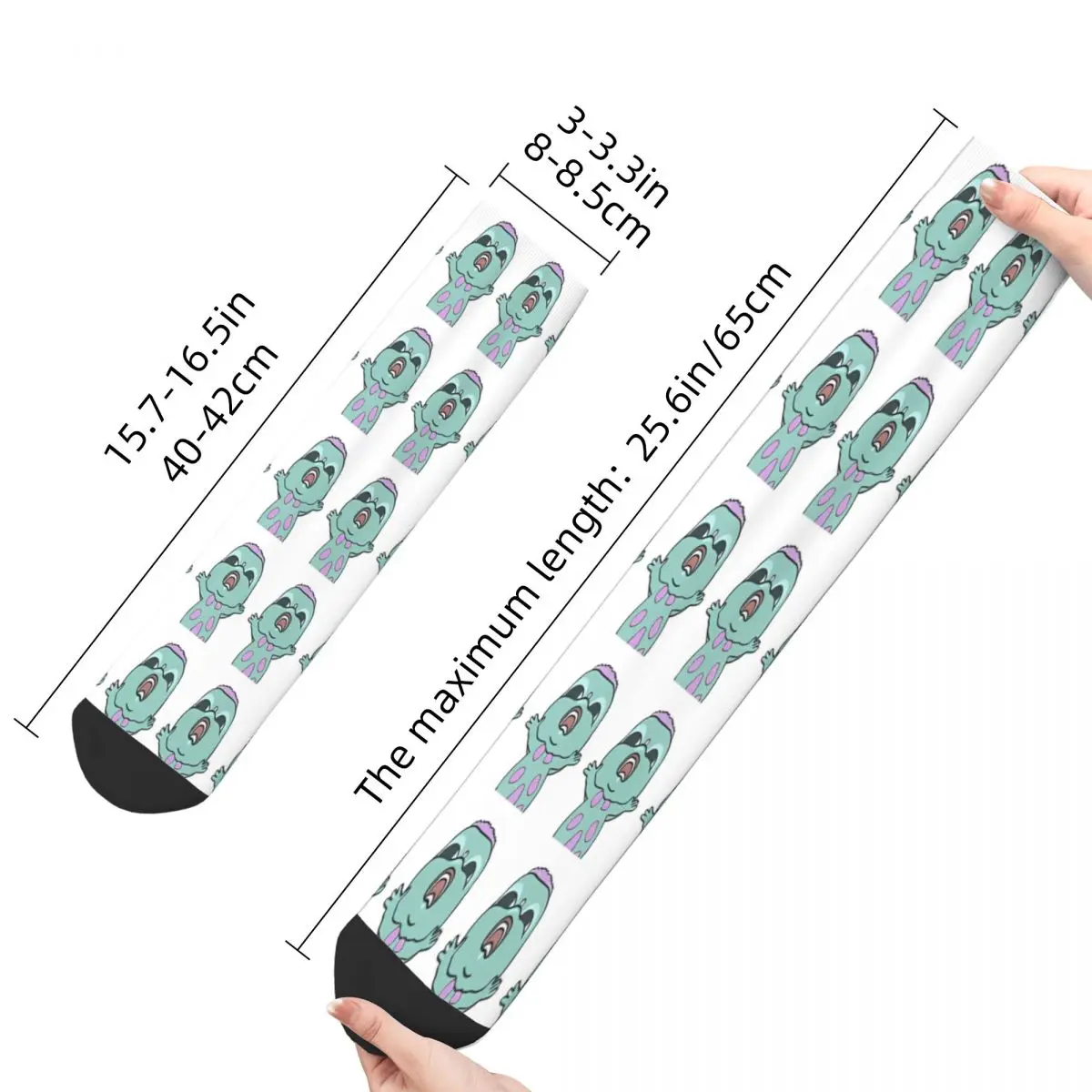 Bibble Sock Socks Men Women Polyester Stockings Customizable Hip Hop