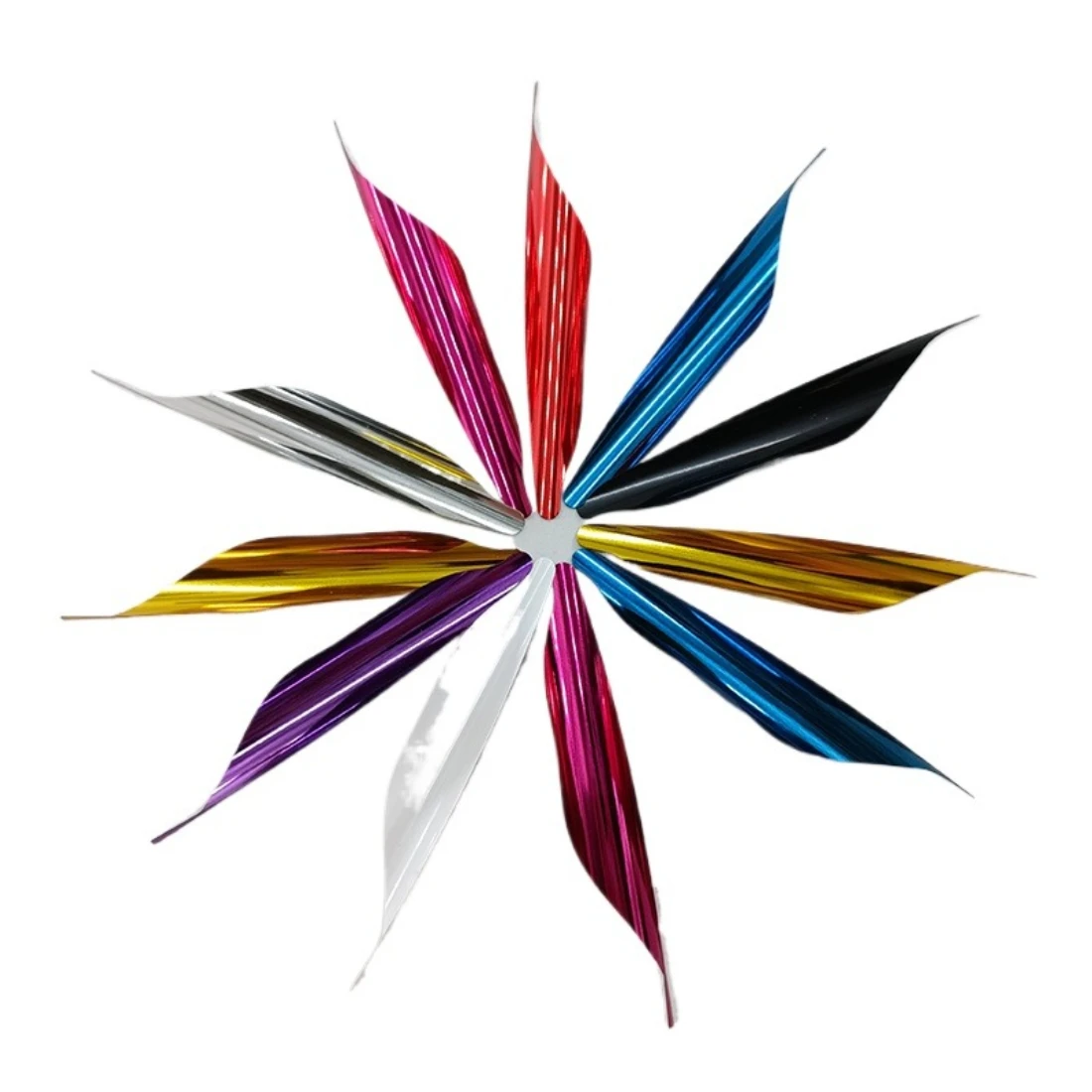 1.8inch Right Wing Spiral Spin Arrow Vanes 50pcs Per Box with Sticker Tape DIY Arrow Making Accessories