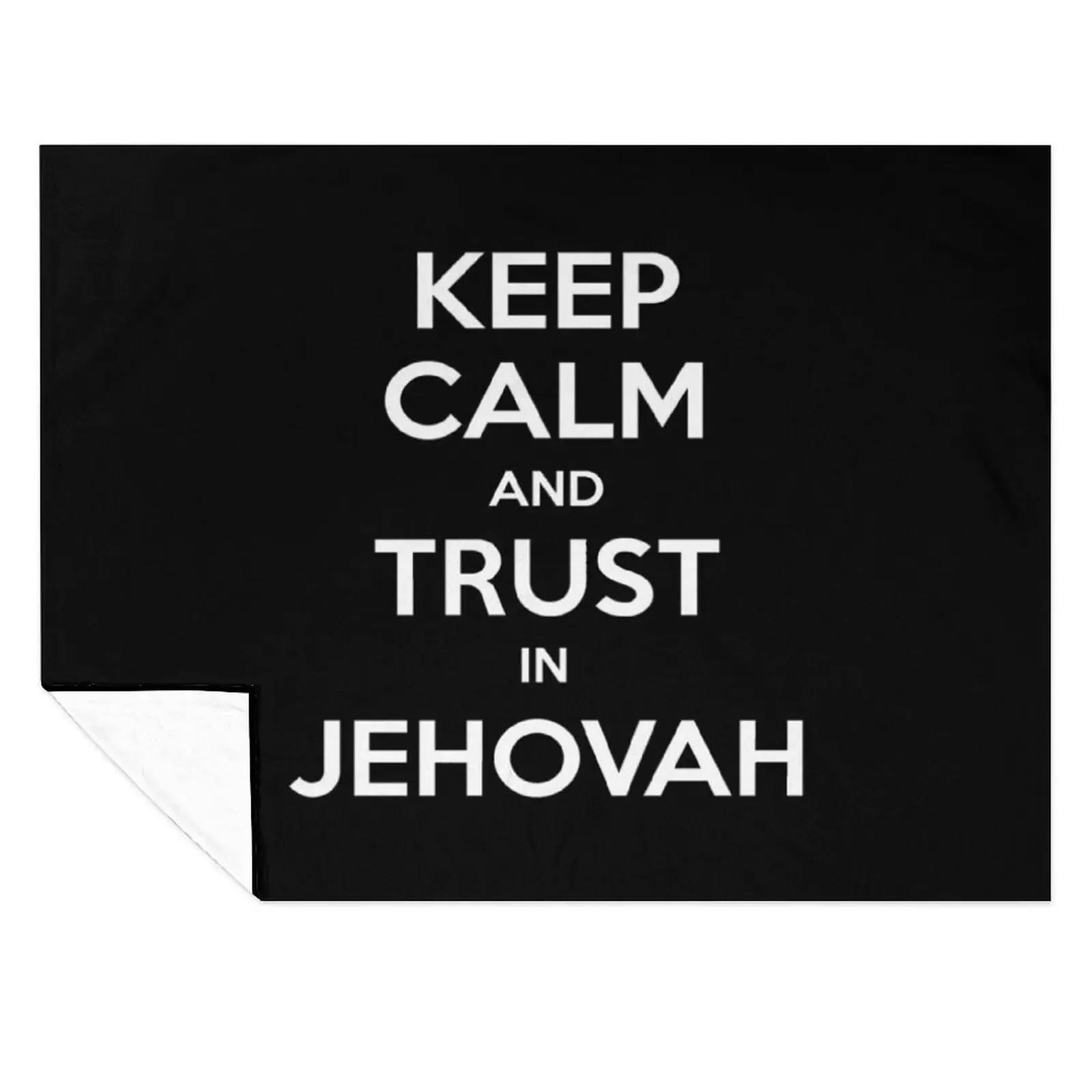 

Keep Calm and Trust in Jehovah Throw Blanket Kid'S Soft Beds Baby anime Blankets