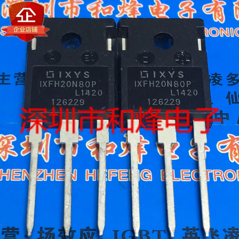 

Free shipping IXFH20N80P TO-247 800V 20A 20PCS