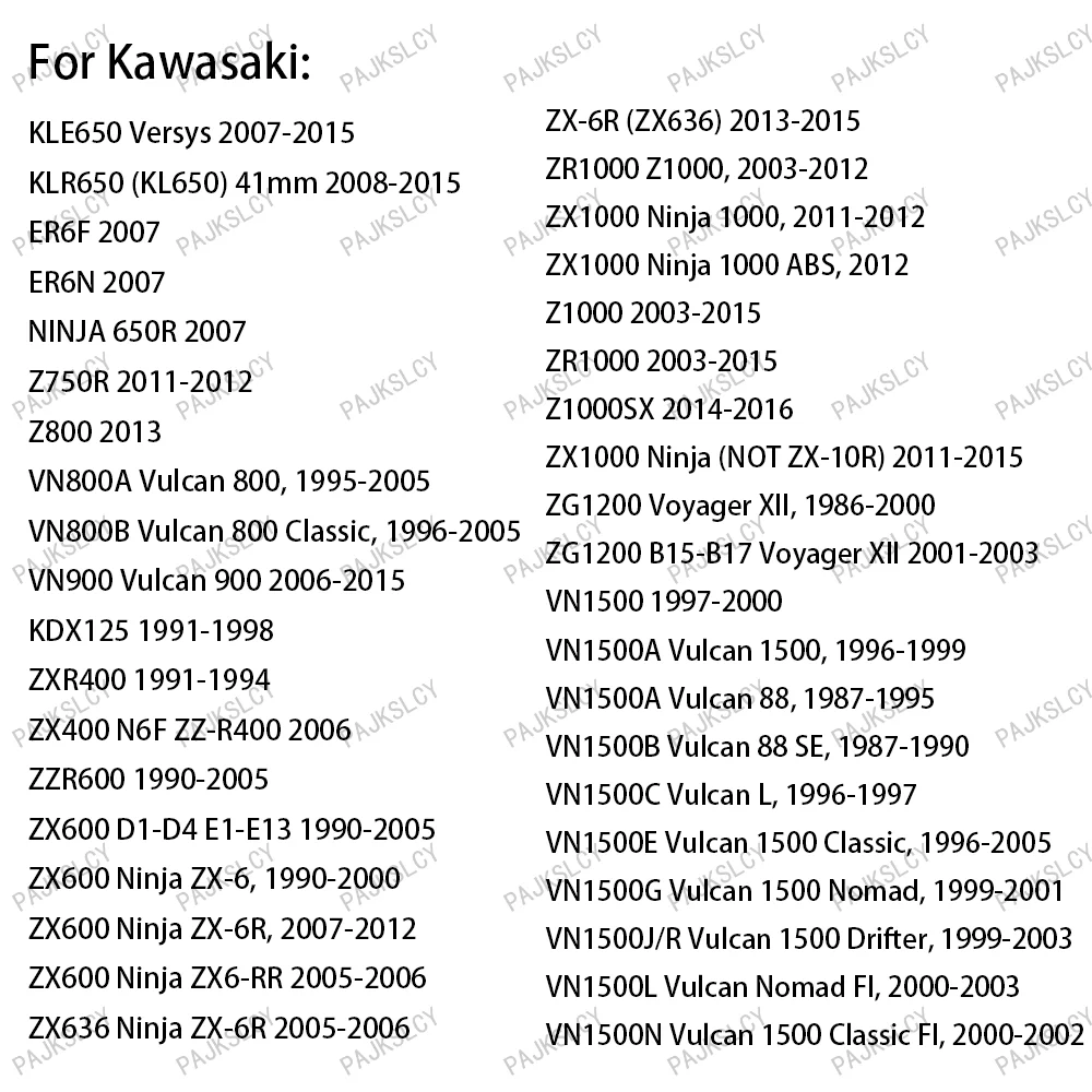 41x54x11 41 54 11 Front Fork Oil Seal & Dust Cover For Kawasaki KLE650 Versys KL650 KLR650 ER6F ER6N NINJA 650R Z750R Z800 07-15