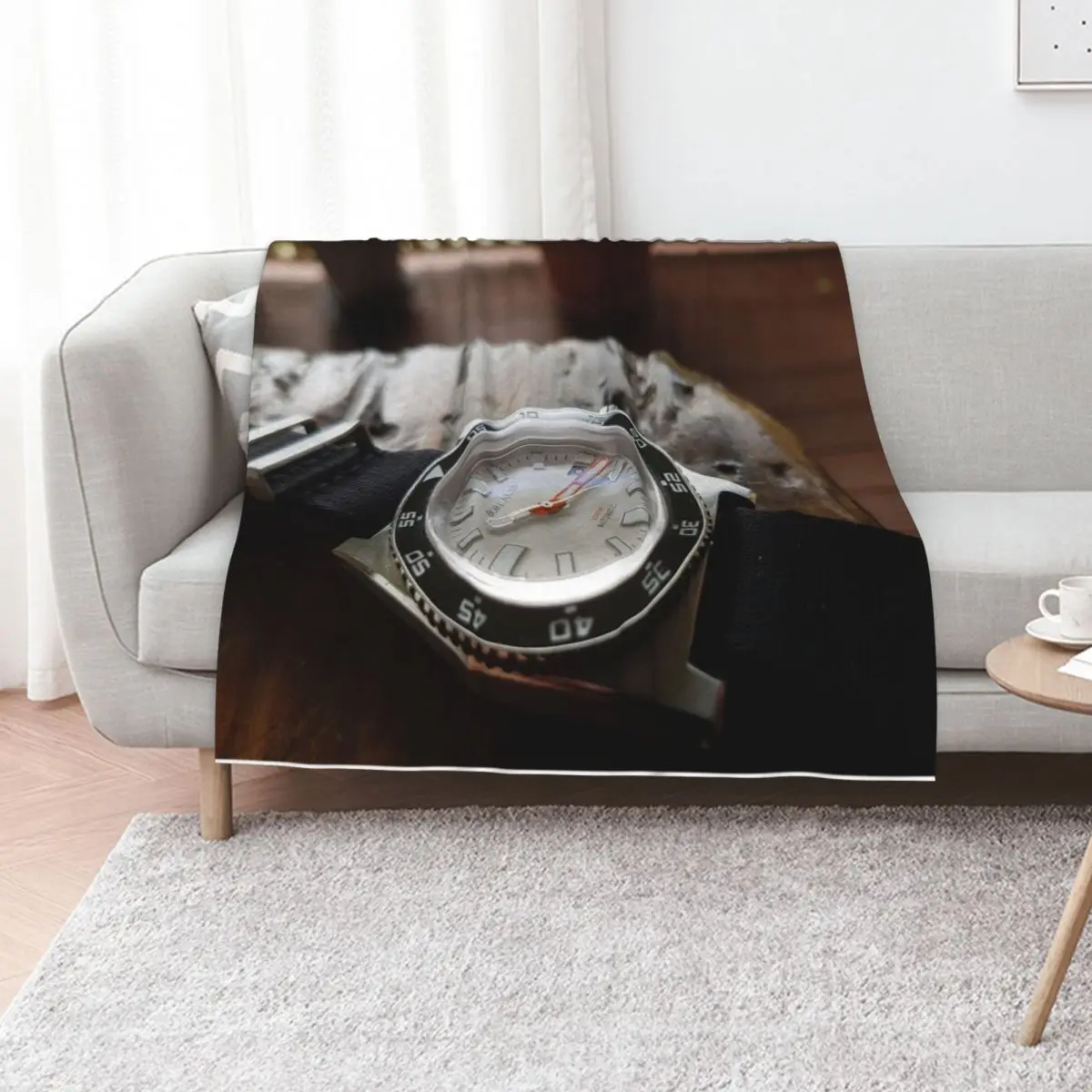 Borealis Scorpionfish Automatic Wrist Watch Throw Blanket Hairy for winter Soft Beds Plush Loose for sofa Blankets