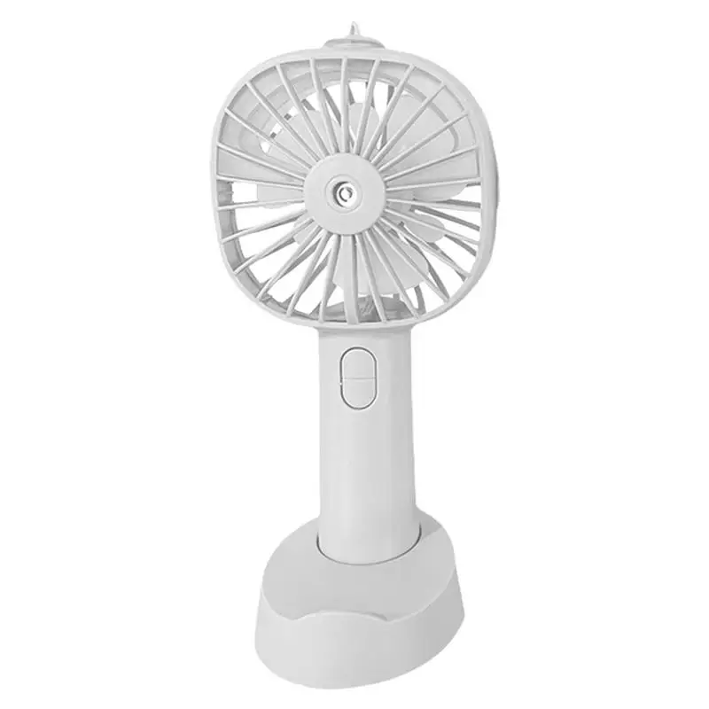 Portable Handheld Fan 3-Speed Adjustable Handheld Fan Outdoor Small Misting Fan Multifunctional Desk Fan For Home Work Bedroom