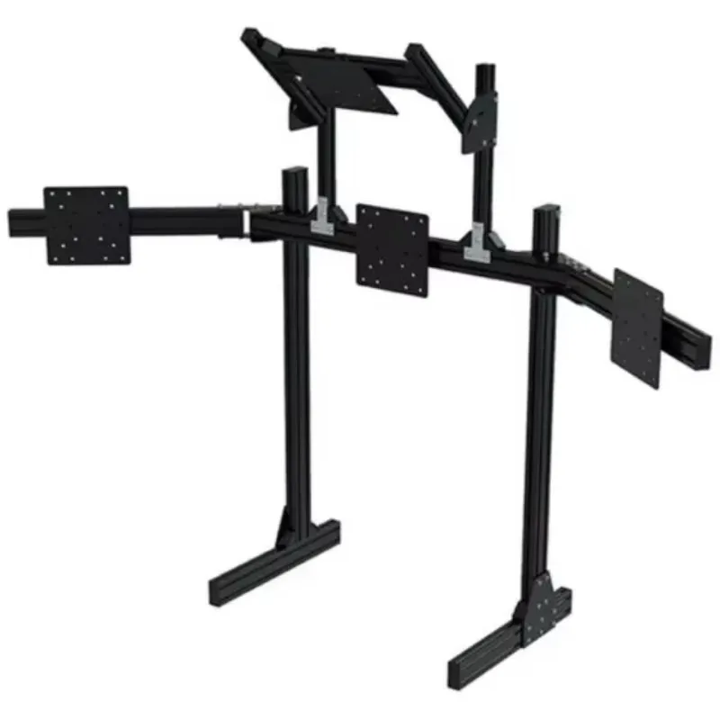 Training Racing Simulator Four-Screen TV Monitor Stand
