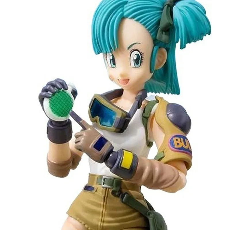 Dragon Ball Bulma Figura de ação móvel 14 cm Estátua de anime para decoração de mesa presente colecionável Grand Adventure Start