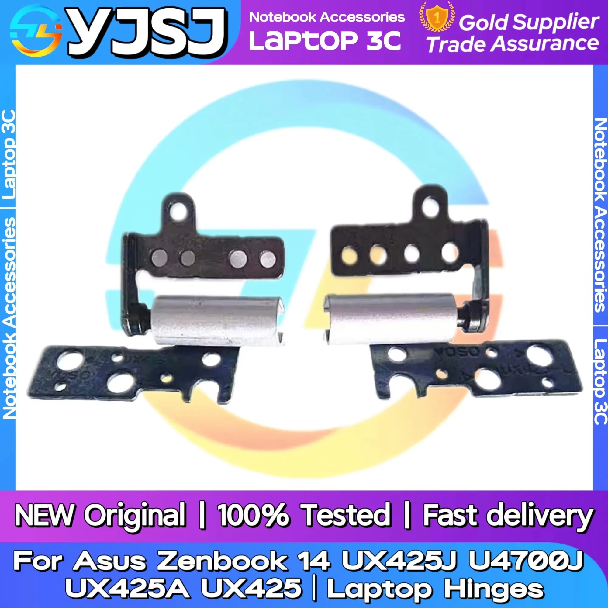 New Original Laptop Notebook Hinges For Asus Zenbook 14 UX425J U4700J UX425A UX425 LCD Screen Hinge LCD shaft