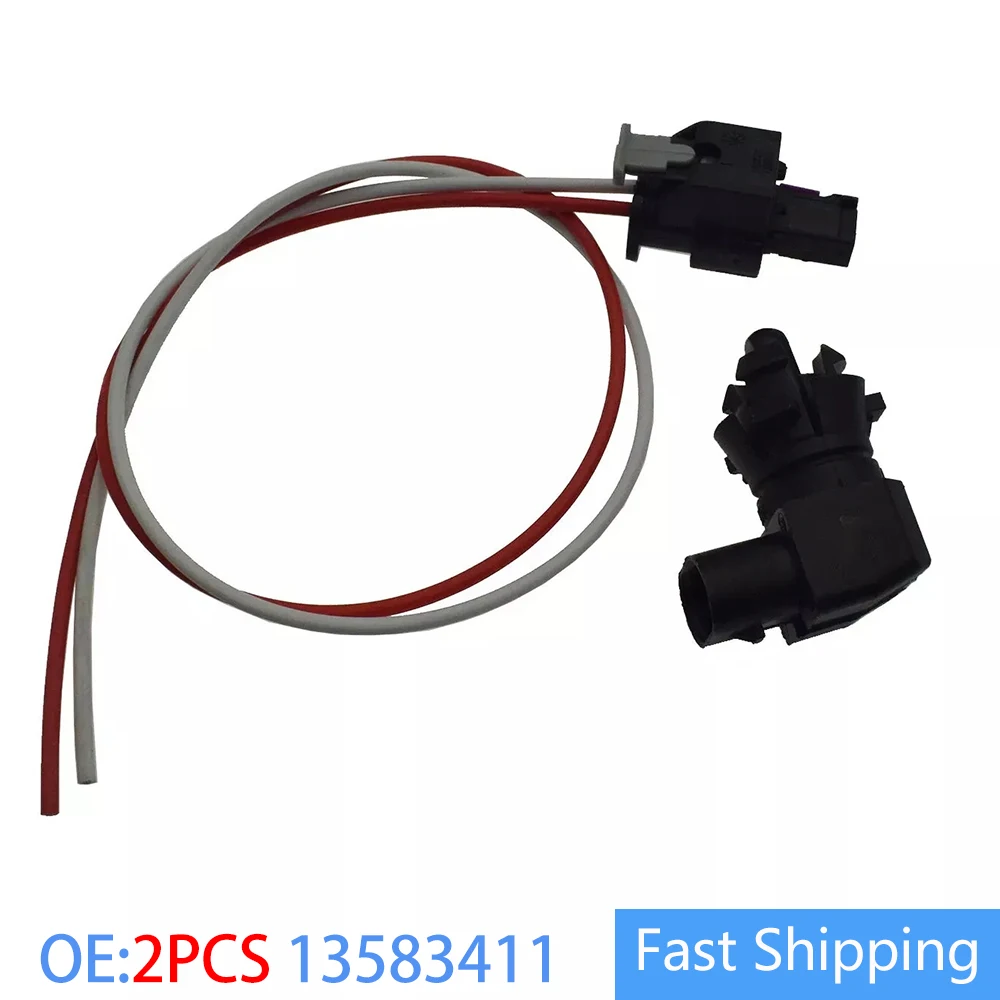 

2PCS Ambient Air Temperature Sensor & Pigtail 13583411 Fits Chevy Buick Cadillac GMC 2014 2015 2016 2017 2018 2019 2020 Car Part
