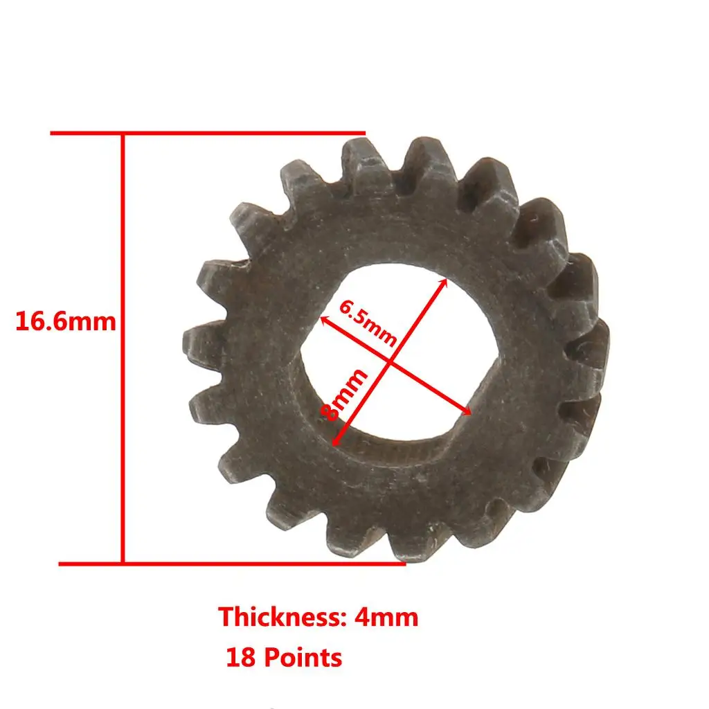 Electric Sunroof Motor Gear Hardened Steel 16.6mm Replacement for Audi A4 A6 for vw Car