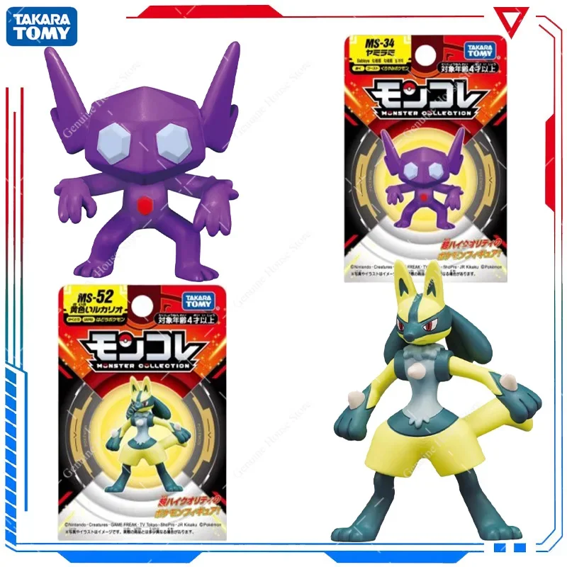 Оригинальная фигурка покемона Takara Tomy Sableye, блестящая серия Lucario MS, мини-карманные монстры, монолель, Коллекционная модель, игрушки, подарки