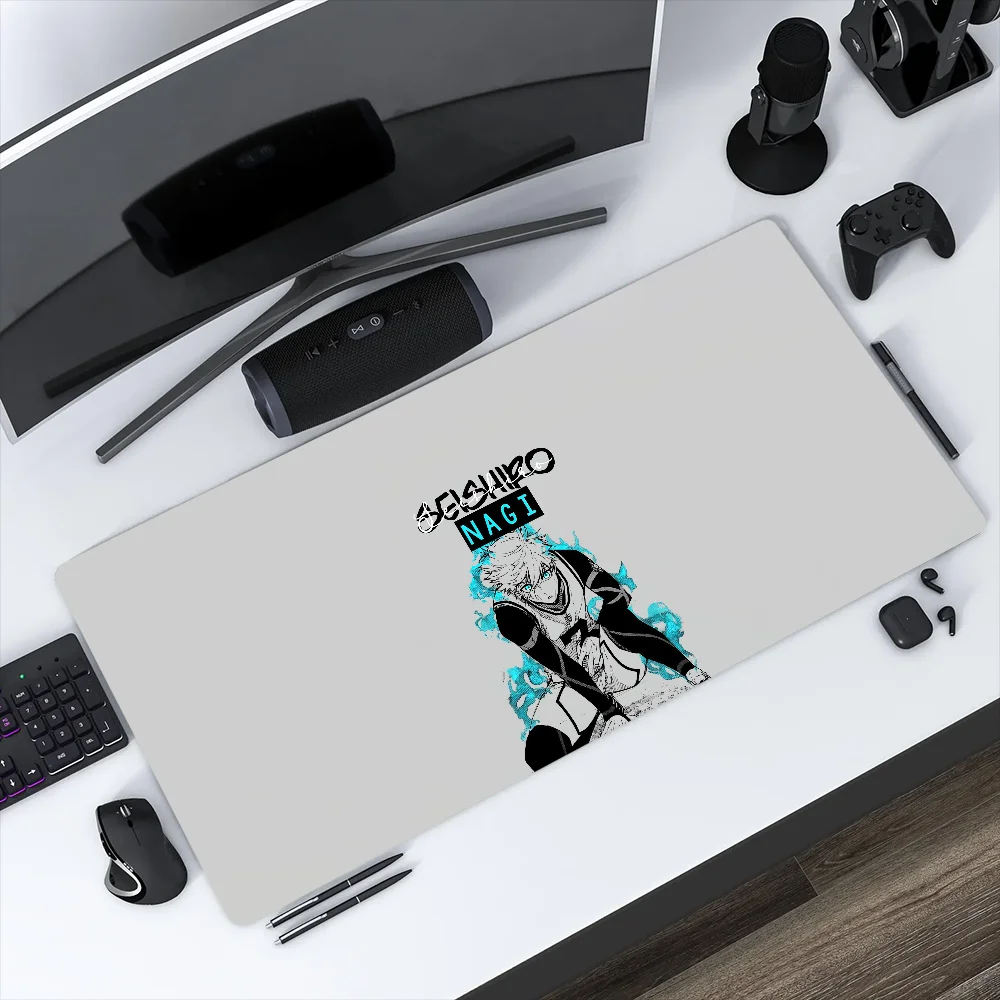 Anime B-Blue Lock Nagi Seishiro Mouse Pad Non-slip Thickened Large Writing Lockedge Office Student Gaming Cushion MousePad