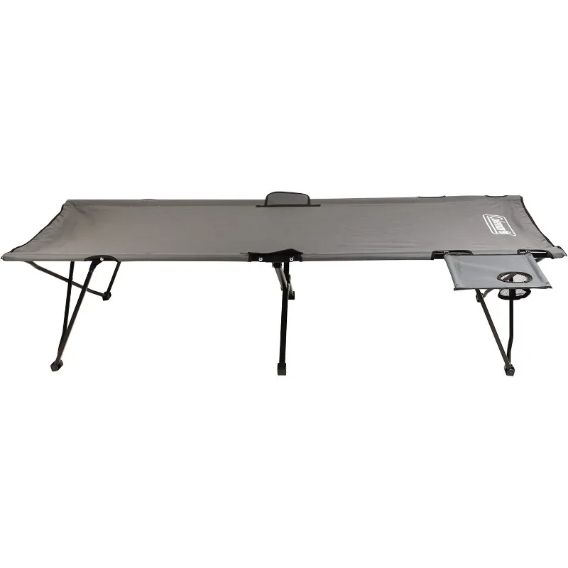 Lit de camping à emporter avec table d'appoint perfective, lit extra large, convient aux adultes jusqu'à 6 pi 6 po ou 300 artériels