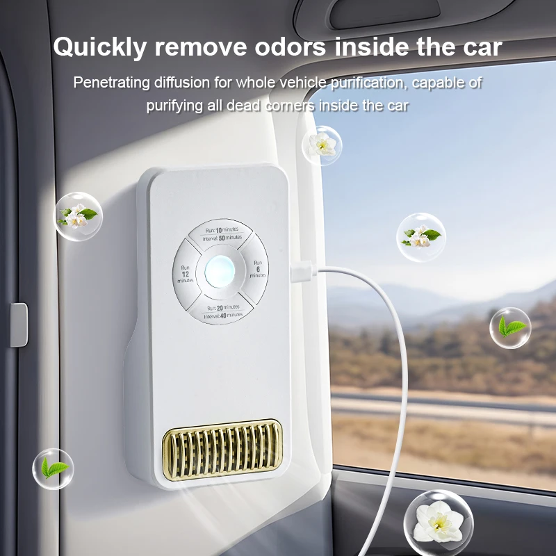 1 Stück, Smart-Home-Luftreiniger, eingebauter Sensor, automatische Abschaltung, wartungsfrei, USB-Steckerbetrieb, hohe Leistung – Detail 7