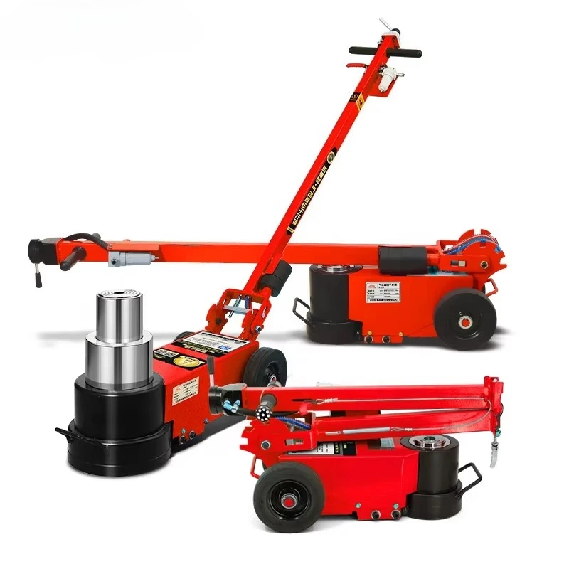 Hot Sale 80 Tons Heavy-duty Truck Tire Change Tools Hydraulic Car Jacks Pneumatic Jack with Better Price