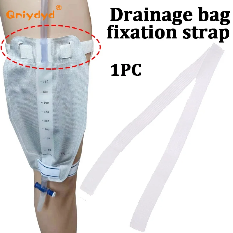 Urine Bag Leg Holder Elastic Strap//Secure Drainage Bag Placement//Comfortable and Durable Catheter Fixator